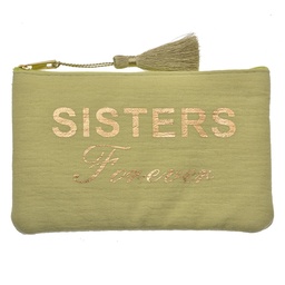 [JZTB0081GR] Toiletry Bag Women Green 17x1x11 cm