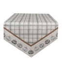 Table Runner Grey Beige 50x160 cm