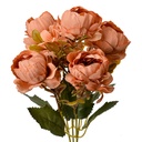 Fiori Finti Arancio Verde 12x10x34 cm
