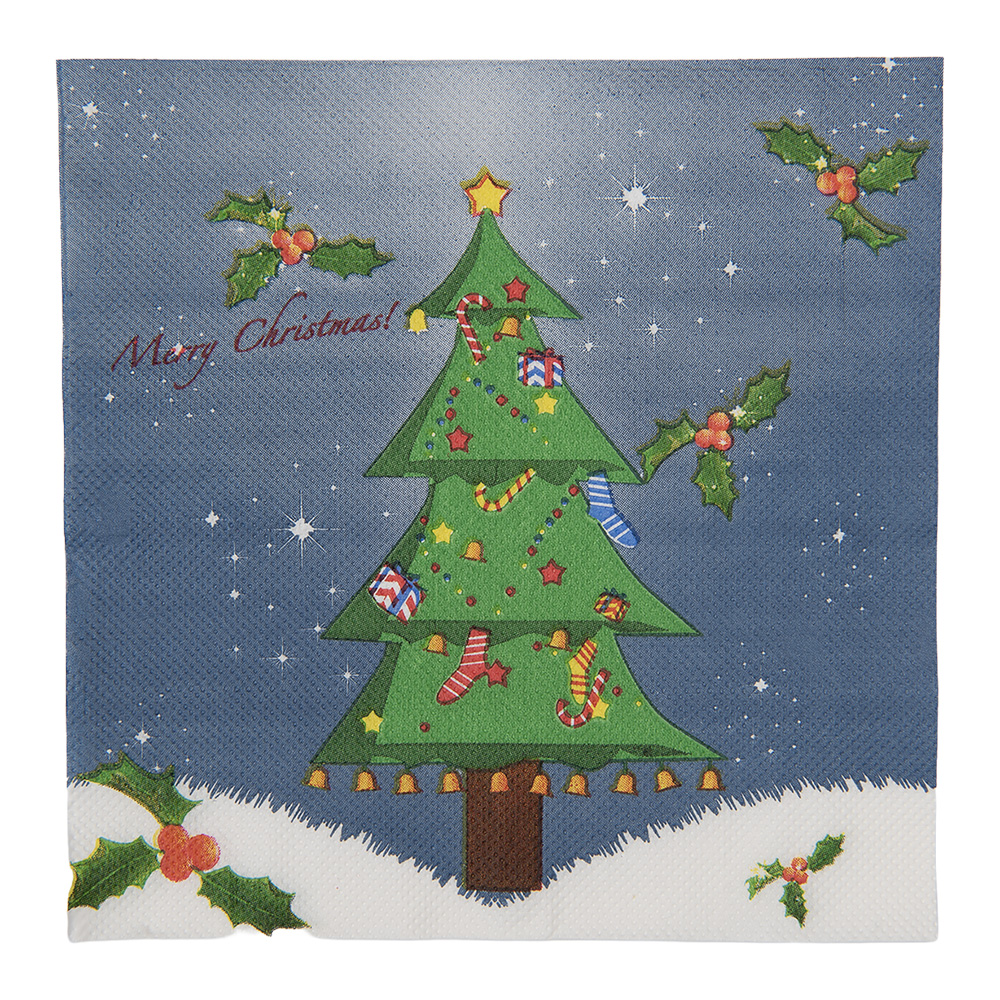 Paper napkins Blue Green 33x33 cm (20)