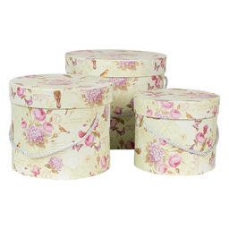 [66004] Set cappelliera da 3 Verde Ø 23x20 / Ø 20x17 / Ø 17x14 cm