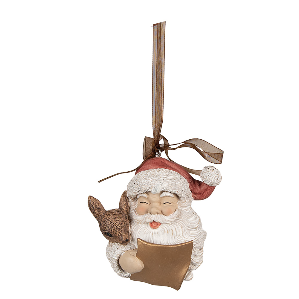 Père Noël Pendentif 9x5x9 cm
