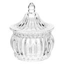 Bonbonniere with lid Transparent Ø 8x10 cm