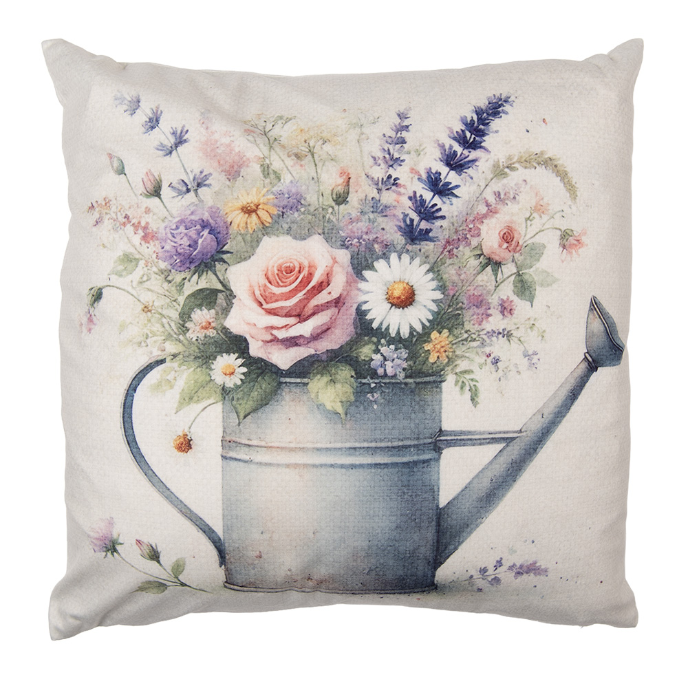 Kissenhülle Beige Grau 45x45 cm
