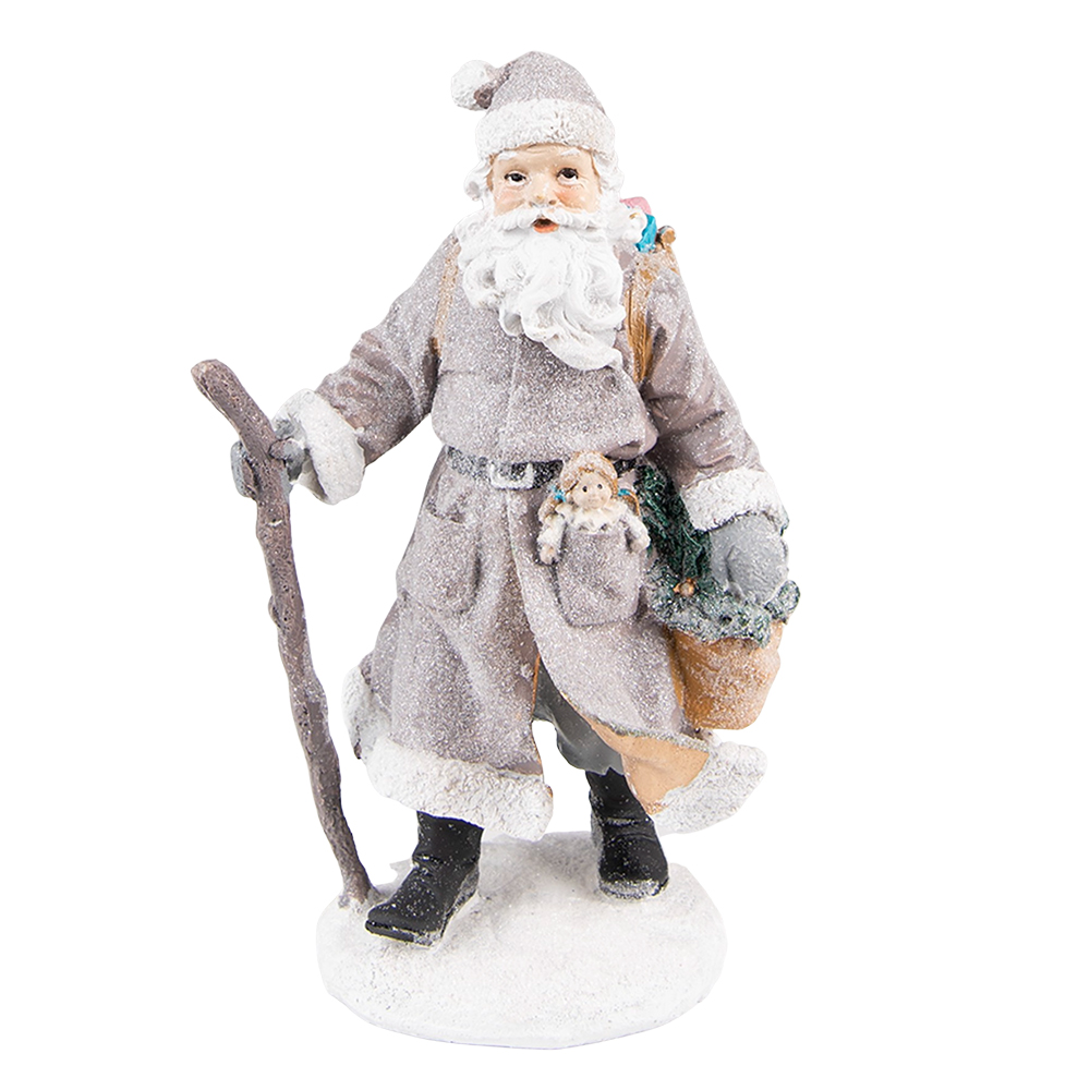 Decoratie kerstman 12x9x21 cm