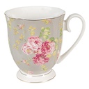 Tasse Grün, Weiß 11x8x10 cm / 290 ml