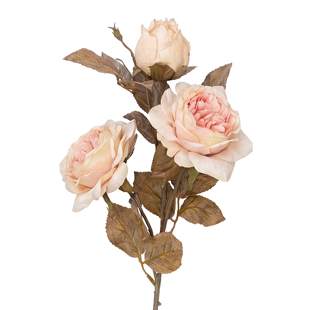 Decoratie tak met bloemen 83 cm