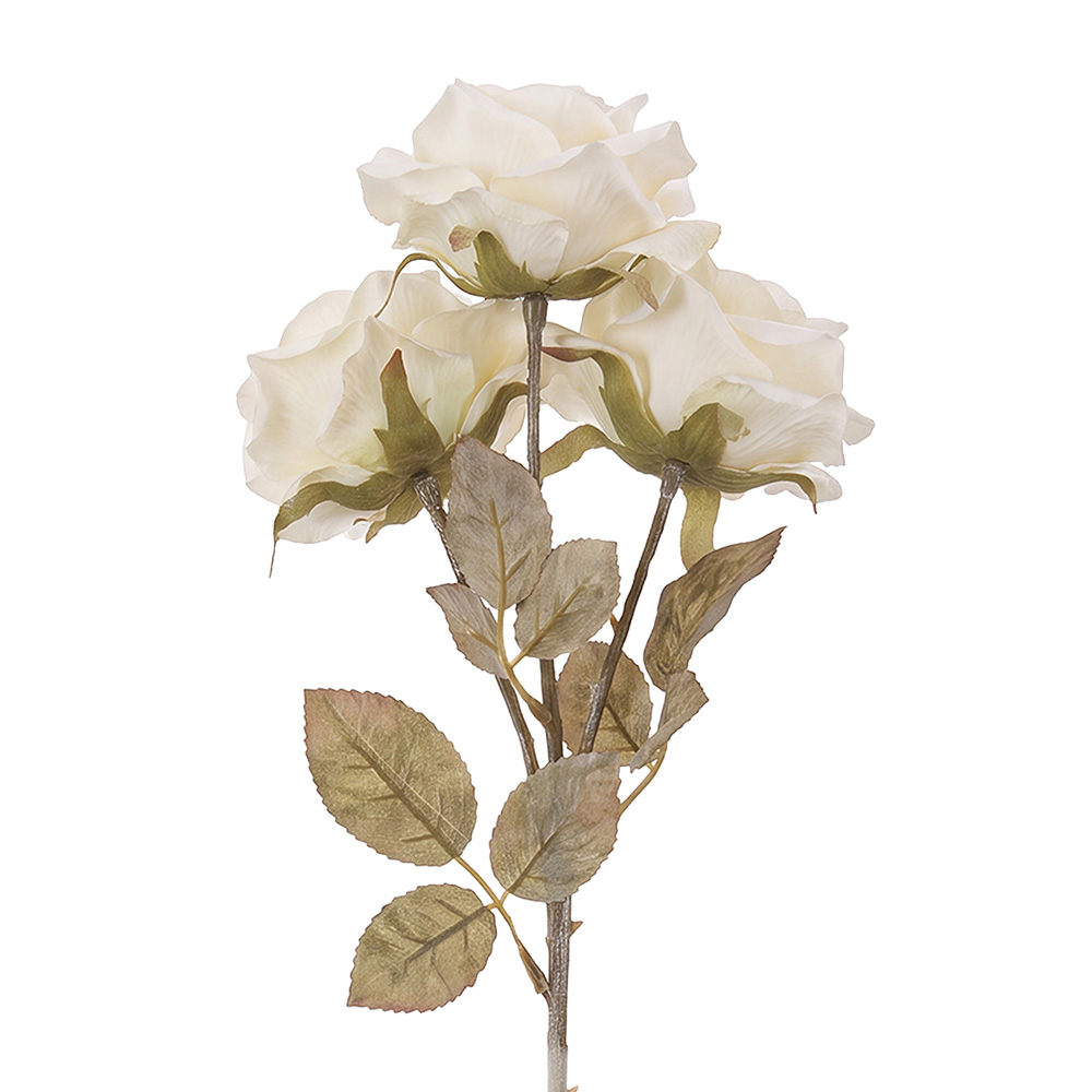 Decoratie tak met bloemen 64 cm