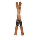 Dekoration Ski (set 2) Braun 5x3x60 cm