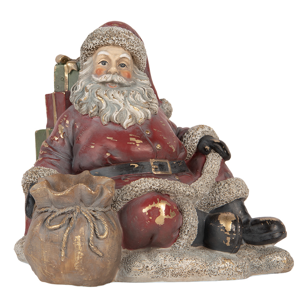 Decoratie kerstman 23x19x19 cm
