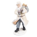 Decoration Santa Beige Grey 11x9x21 cm