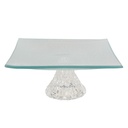 Plat Transparent 19x19x7 cm