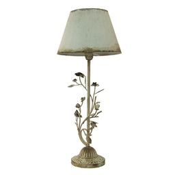 [5LMC0001] Tischlampe Weiß Ø 33x79 cm E27/max 1x60W