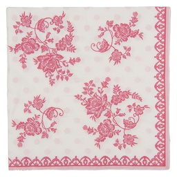 [73113] Tovaglioli di carta Bianco Rosso 33x33 cm (20)