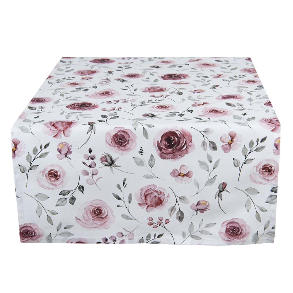 Runner da Tavola Rosa 50x140 cm