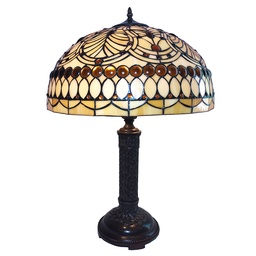 [5LL-6068] Wall Lamp Tiffany Beige Ø 46x62 cm E27/max 2x60W