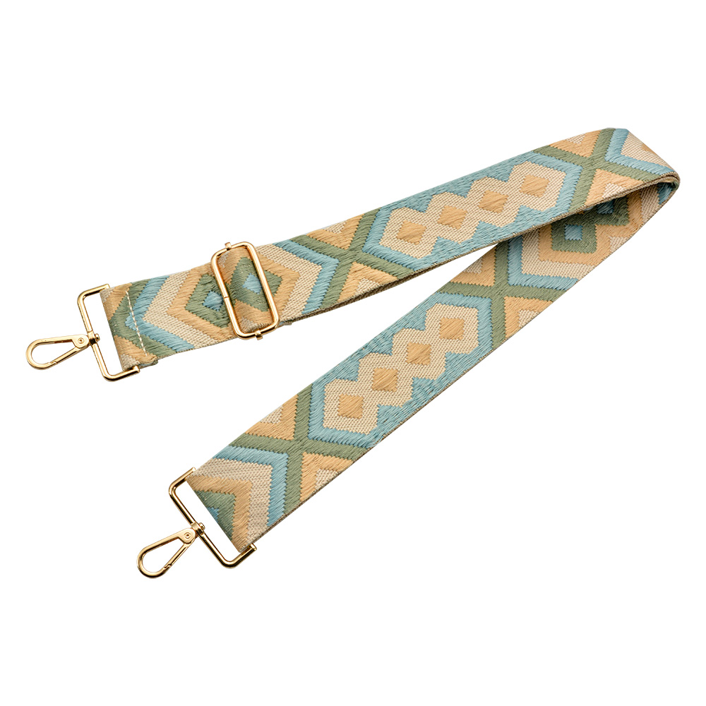 Cinghia per Borse Beige Blu 5x140 cm