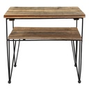 Beistelltisch Braun 38x26x36 cm