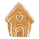Porte-cartes Maison Marron Blanc 5x4x6 cm