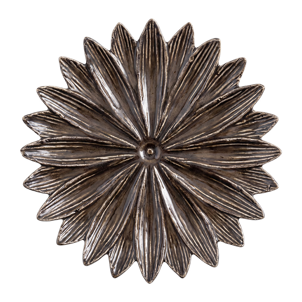 Decoratie schaaltje bloem Ø 16x3 cm
