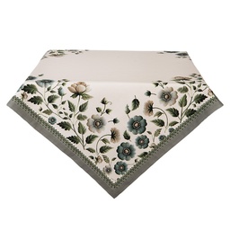 [GTB01] Tovaglia Quadrata Beige Verde 100x100 cm
