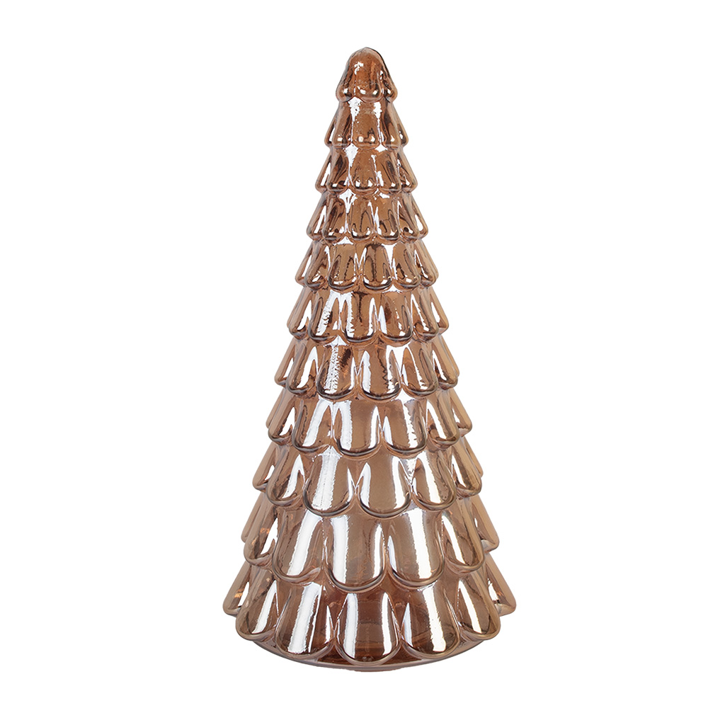 Décoration de Noël Sapin de Noël Marron Ø 20x40 cm