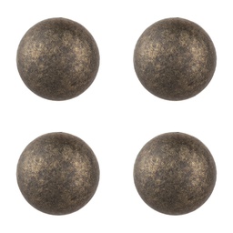 [64893] Set maniglia da 4 Marrone Ø 2x3 cm / S3 cm