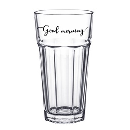 [6GL4372] Wasserglas Transparent Ø 8x15 cm / 320 ml