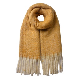 [MLSC0338Y] Châle d'hiver pour femmes Jaune 50x180 cm