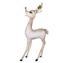 Decoration Reindeer with LED Beige Brown 28x10x55 cm / 2xAAA