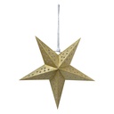 Weihnachtsdeko Stern Goldfarbig 30x10x30 cm