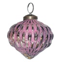 Weihnachtskugel Rosa Ø 7x7 cm