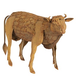 [6Y3544] Décoration Vache Marron 42x18x35 cm