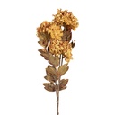Decorative Artificial Branch with flowers Yellow Green 10x8x76 cm