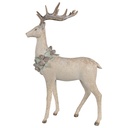 Decoratie hert 32x14x49 cm