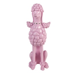 [6PR5803] Deko Hund (Pudel) Rosa 13x17x33 cm