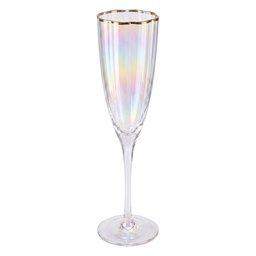 [6GL5535] Bicchiere di Champagne Trasparente Ø 6x25 cm / 200 ml