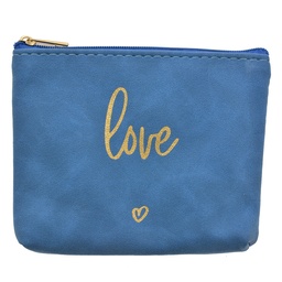 [JZTB0080BL] Busta toilette per donne Blu 13x1x10 cm