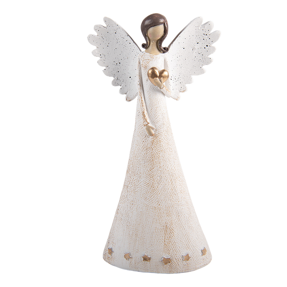 Decoratie engel 12x6x24 cm