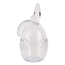 Barattolo con Coperchio Trasparente 9x8x17 cm