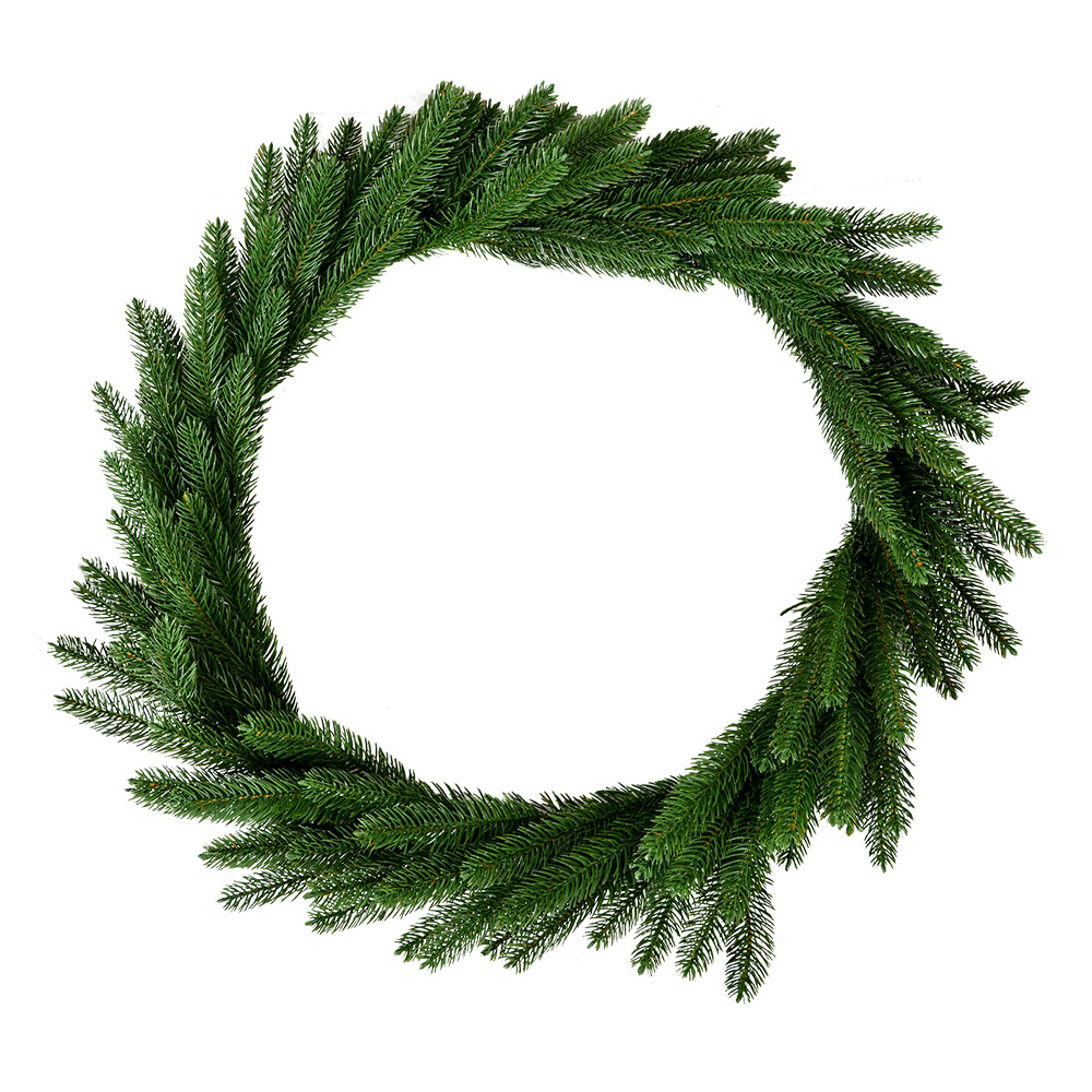 Décoration de Noël Couronne Vert Ø 65x10 cm
