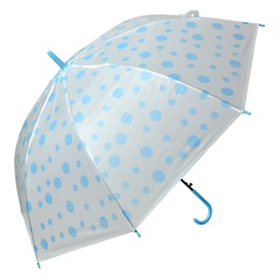 [JZCUM0021BL] Parapluie pour enfants Bleu Blanc Ø 88x71 cm