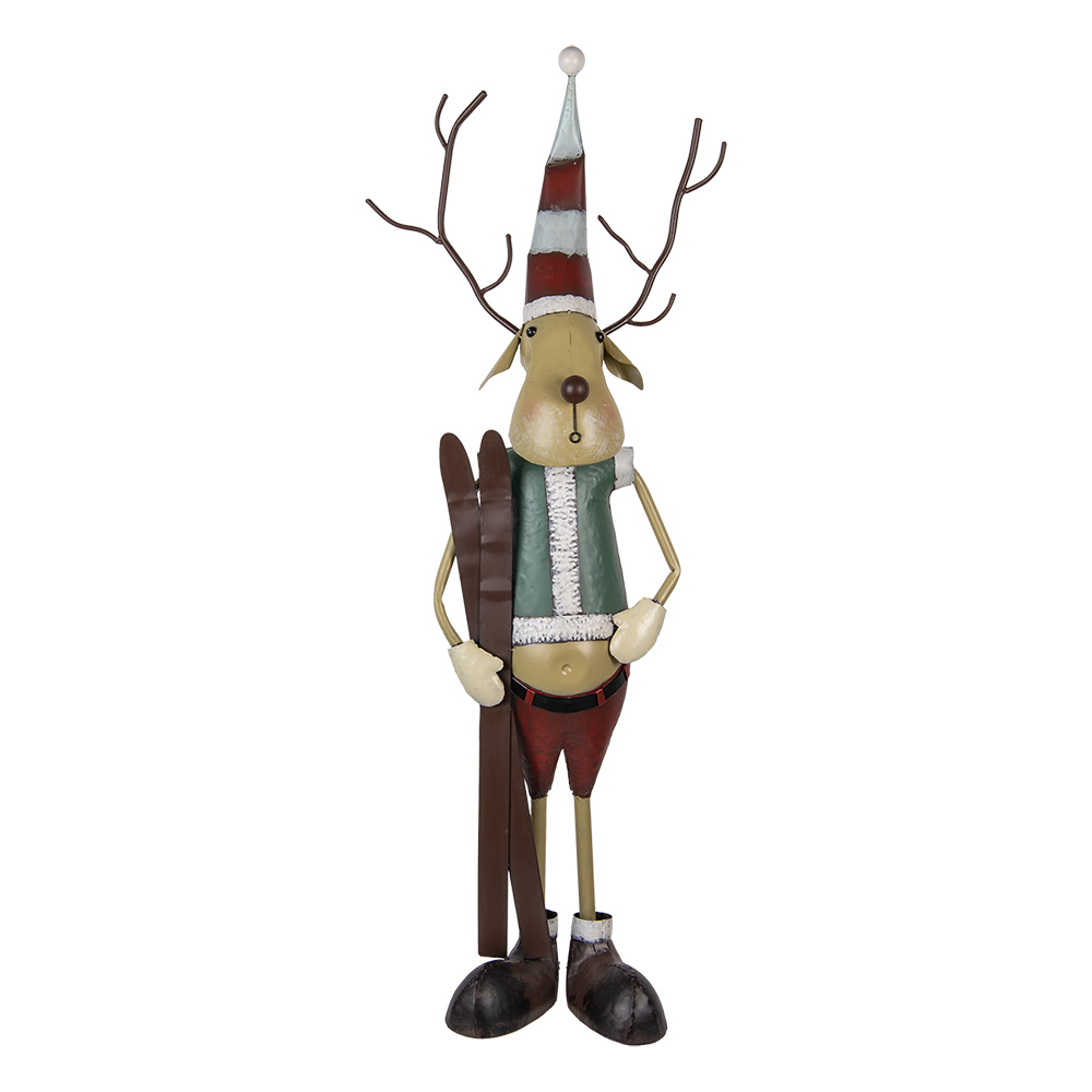 Decoratie hert 48x28x126 cm