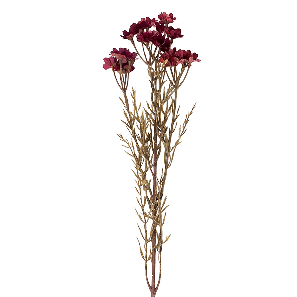 Decoratie tak met bloemen 77 cm