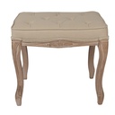 Tabouret de décoration Marron Beige 50x36x47 cm