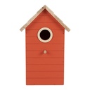 Vogelhaus Rot Braun 15x10x22 cm