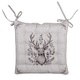 [GTW29] Stuhlkissen Schaumstoff Beige Braun 40x40x4 cm