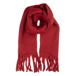 [JZSC0855R] Sjaal 40x190 cm rood