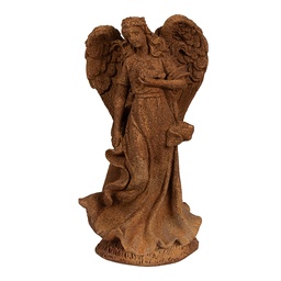 [6PR4063] Décoration ange Marron 12x10x23 cm