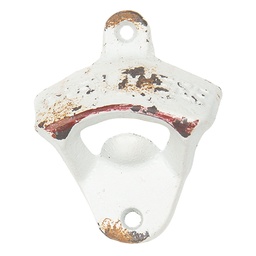 [6Y3178] Flaschenöffner Weiß 6x3x8 cm